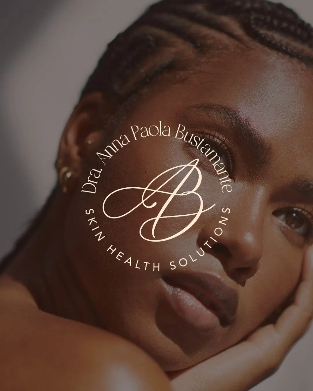 Brand seal over a portrait